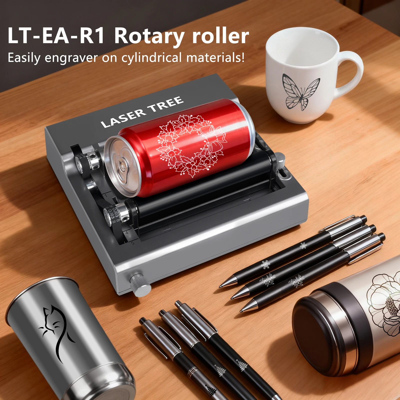 Laser Tree Laser Rotary Roller Engraving Machine Y-Axis Rotary Roller Suitable for Laser Cutting Machines Cylindrical Engraving
Laser Tree Laser Rotary Roller Engraving Machine Y-Axis Rotary Roller Suitable for Laser Cutting Machines Cylindrical Engraving