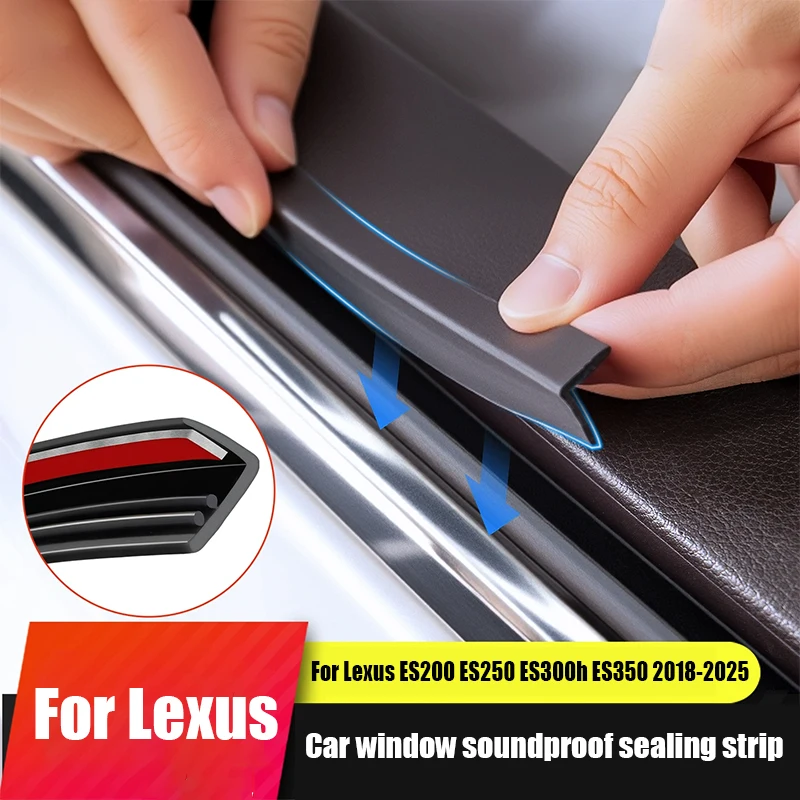 For Lexus ES200 ES250 ES300h ES350 2018-2025 Car windows doors dashboard gaps sound insulation sealing strips
For Lexus ES200 ES250 ES300h ES350 2018-2025 Car windows doors dashboard gaps sound insulation sealing strips