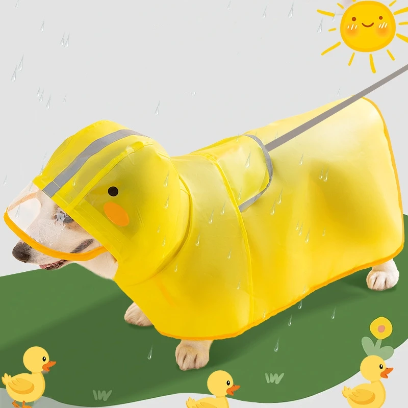 Pet Dog Duck Shape Rainwear Raincoat Puppy Pet Hooded Waterproof Jacket Clothes Soft PVC Small Dogs Raincoat Puppy Rain Poncho
Pet Dog Duck Shape Rainwear Raincoat Puppy Pet Hooded Waterproof Jacket Clothes Soft PVC Small Dogs Raincoat Puppy Rain Poncho