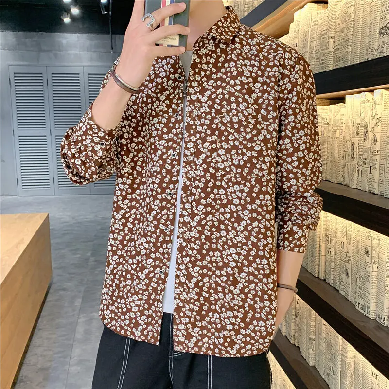 Spring Brand Oversized Size Men's Autumn Casual Long-sleeved Shirt Printed classic Shirts
Spring Brand Oversized Size Men's Autumn Casual Long-sleeved Shirt Printed classic Shirts