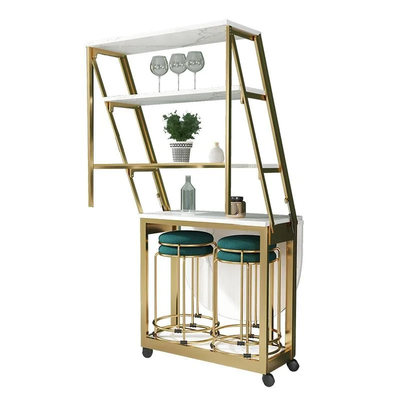 Small apartment dining table folding dining table side cabinet household deformation against the wall does not take up space
Small apartment dining table folding dining table side cabinet household deformation against the wall does not take up space