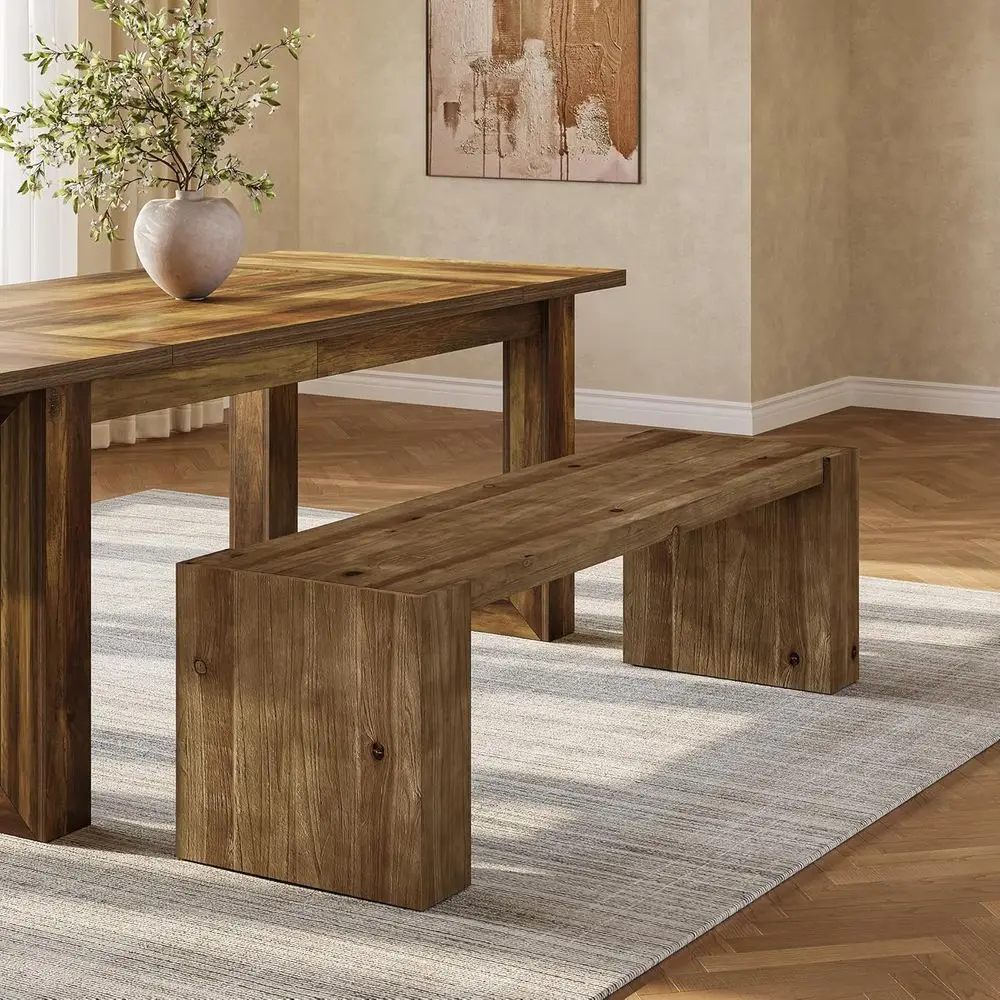 59 Long Solid Wood Dining Bench for Kitchen and Dining Room - Sturdy, Easy Assembly
59 Long Solid Wood Dining Bench for Kitchen and Dining Room - Sturdy, Easy Assembly