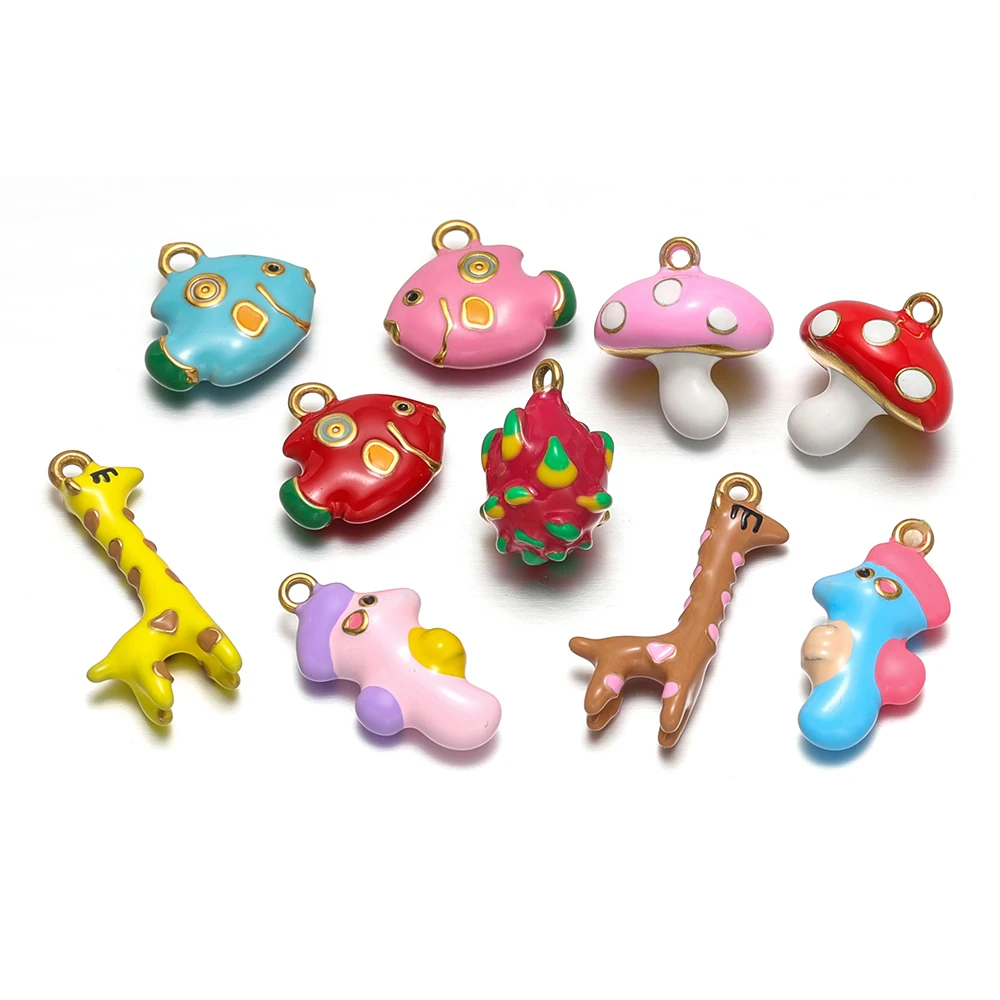 5Pcs Stainless Steel 3D Giraffes Charms Pitaya Pendant DIY Children Jewelry Bracelet Findings Necklace Kids Girl Earrings Making
5Pcs Stainless Steel 3D Giraffes Charms Pitaya Pendant DIY Children Jewelry Bracelet Findings Necklace Kids Girl Earrings Making