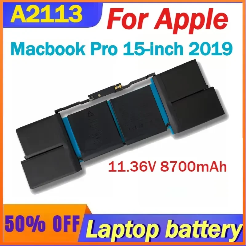 High-Quality 11.36V 8700mAh A2113 Laptop Battery For Apple Macbook Pro 15-inch 2019 model A2113 A2141
High-Quality 11.36V 8700mAh A2113 Laptop Battery For Apple Macbook Pro 15-inch 2019 model A2113 A2141