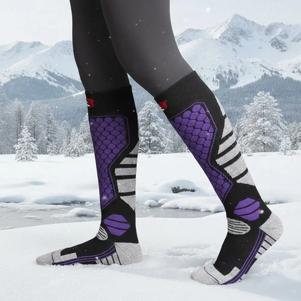 Professional Anti-slip Ski Socks Thickened Moisture-wicking Snowboard Socks Thermal Breathable Compression Socks
Professional Anti-slip Ski Socks Thickened Moisture-wicking Snowboard Socks Thermal Breathable Compression Socks