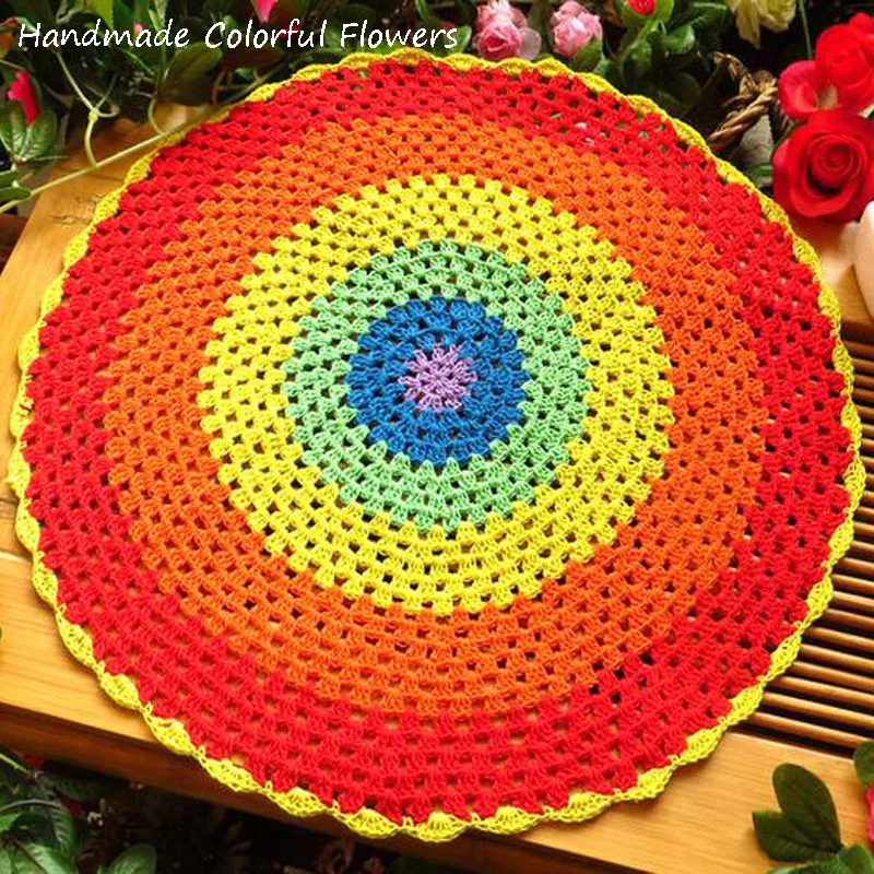 NEW DIY flowers crochet table place mat Cloth cotton pad cup Christmas wedding placemat kitchen Table decoration and accessories
NEW DIY flowers crochet table place mat Cloth cotton pad cup Christmas wedding placemat kitchen Table decoration and accessories