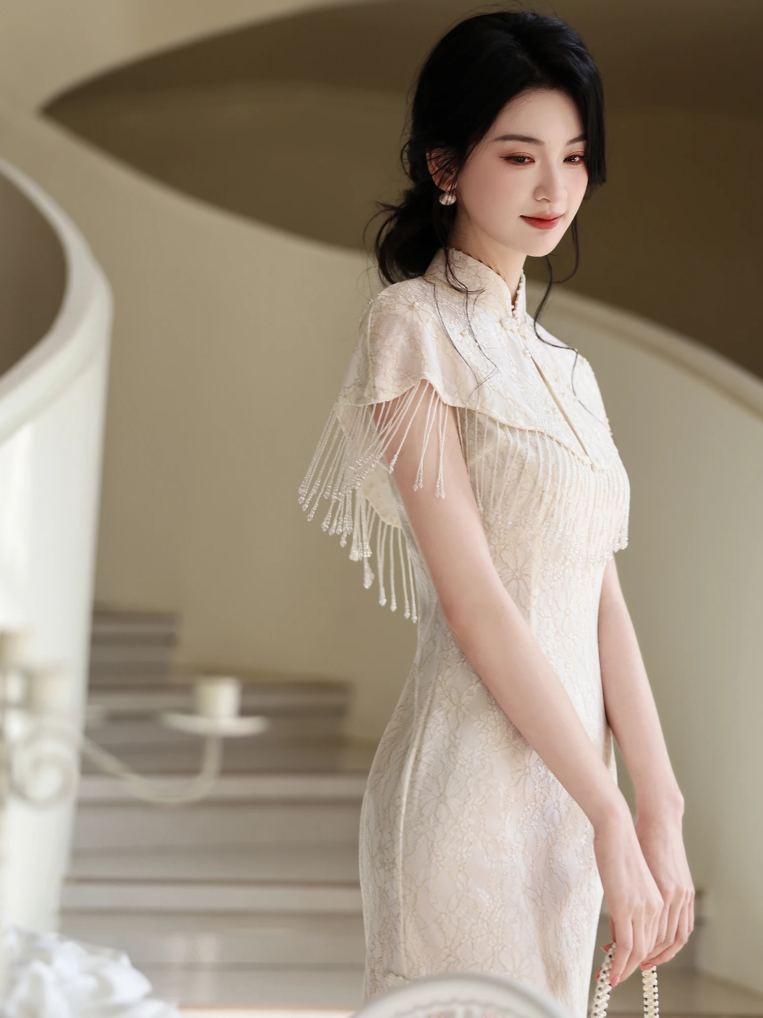 Elegant New Chinese Style Dress Wedding Engagement Party Wearable Young Adults Small Size Shoulder Shawl
Elegant New Chinese Style Dress Wedding Engagement Party Wearable Young Adults Small Size Shoulder Shawl