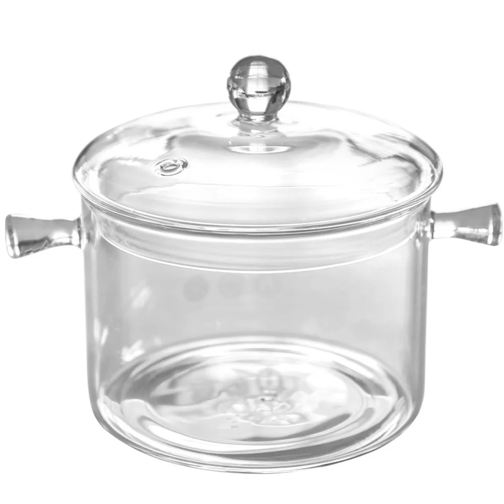 Glass Stew Pot with Double Handle Heat Resistant Soup Cooking Pot for Kitchen Home Stove Slow Cooked Chicken Noodle Vegetable
Glass Stew Pot with Double Handle Heat Resistant Soup Cooking Pot for Kitchen Home Stove Slow Cooked Chicken Noodle Vegetable