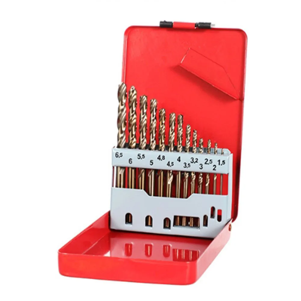 High Speed Steel Cobalt Drill Hand Drill Power Tool Drill Bit Set Cobalt HSS Stainless Steel Power Tool Drill Bit Set Metal Box
High Speed Steel Cobalt Drill Hand Drill Power Tool Drill Bit Set Cobalt HSS Stainless Steel Power Tool Drill Bit Set Metal Box