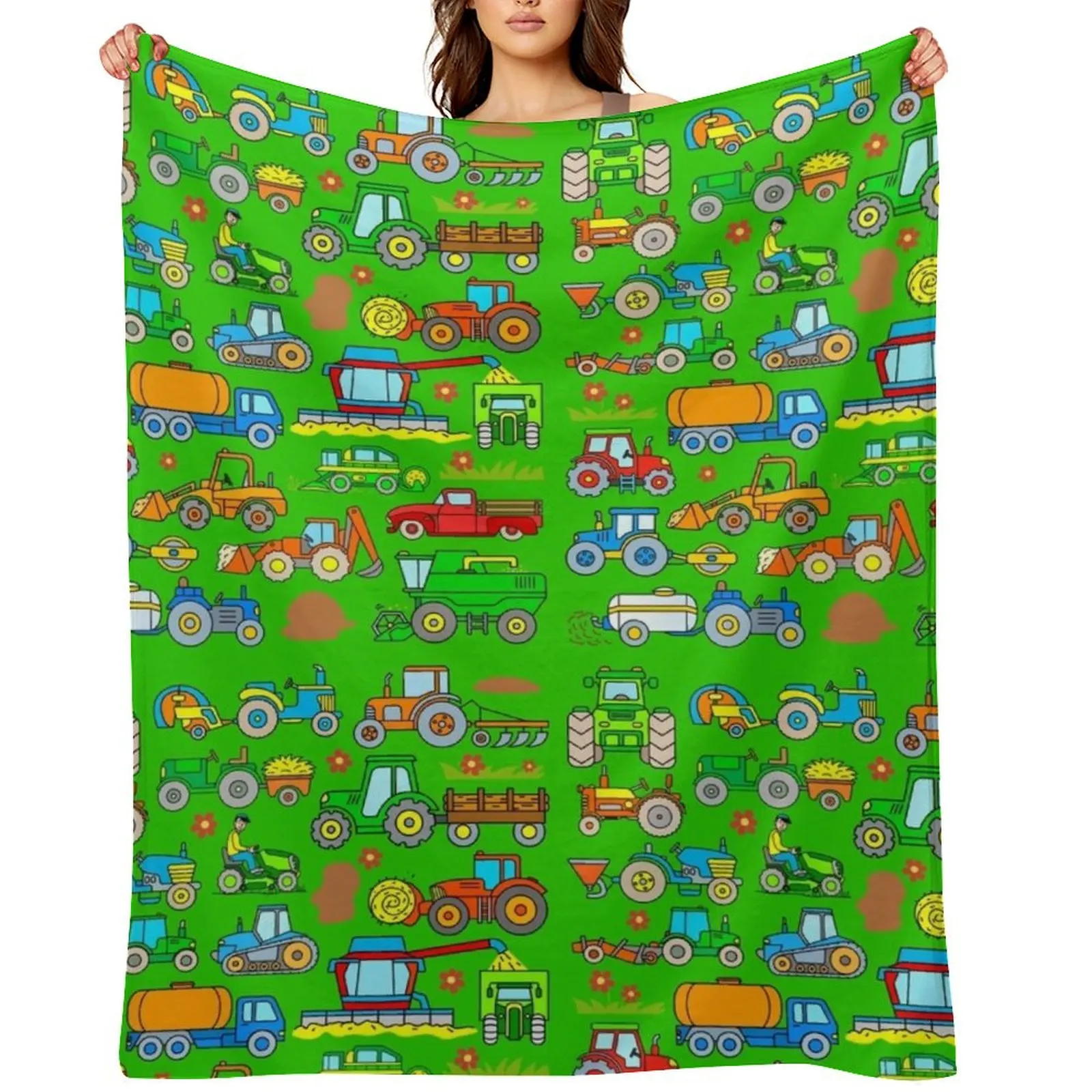 Kids Farm Tractor Design Throw Blanket Blankets For Baby Hairy Luxury Throw Travel Blankets
Kids Farm Tractor Design Throw Blanket Blankets For Baby Hairy Luxury Throw Travel Blankets