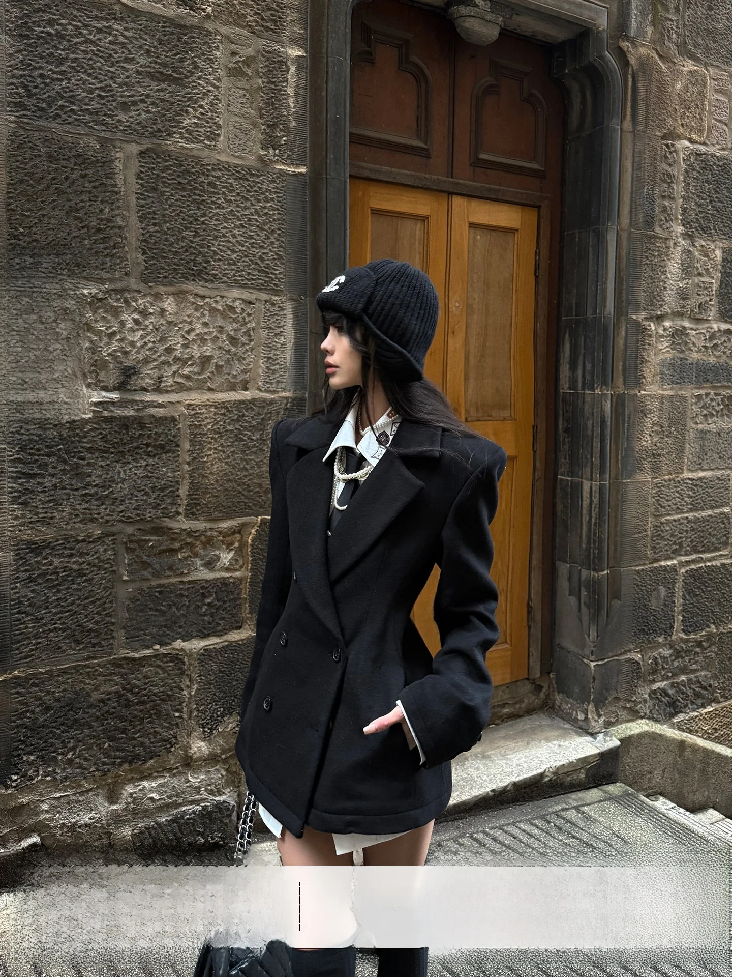 Wardens Thickened Woolen Suit for Women Street Style Slim Fit Double Breasted Long Sleeve Coat Regular Length Chinese Made
Wardens Thickened Woolen Suit for Women Street Style Slim Fit Double Breasted Long Sleeve Coat Regular Length Chinese Made