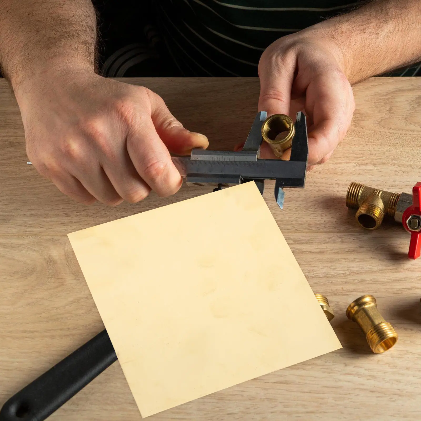 2 шт. латунных листов для рукоделия и DIY-проектов, толстые, устойчивые к коррозии металлические пластины, идеально подходят для художественных табличек и наградных досок
2 шт. латунных листов для рукоделия и DIY-проектов, толстые, устойчивые к коррозии металлические пластины, идеально подходят для художественных табличек и наградных досок