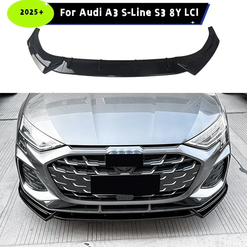 For Audi A3 S-Line Audi S3 8Y Facelift 2025+ Car Front Bumper Lip Spoiler Splitter Front Bumper Lip Chin Canards Bodykit Tuning
For Audi A3 S-Line Audi S3 8Y Facelift 2025+ Car Front Bumper Lip Spoiler Splitter Front Bumper Lip Chin Canards Bodykit Tuning