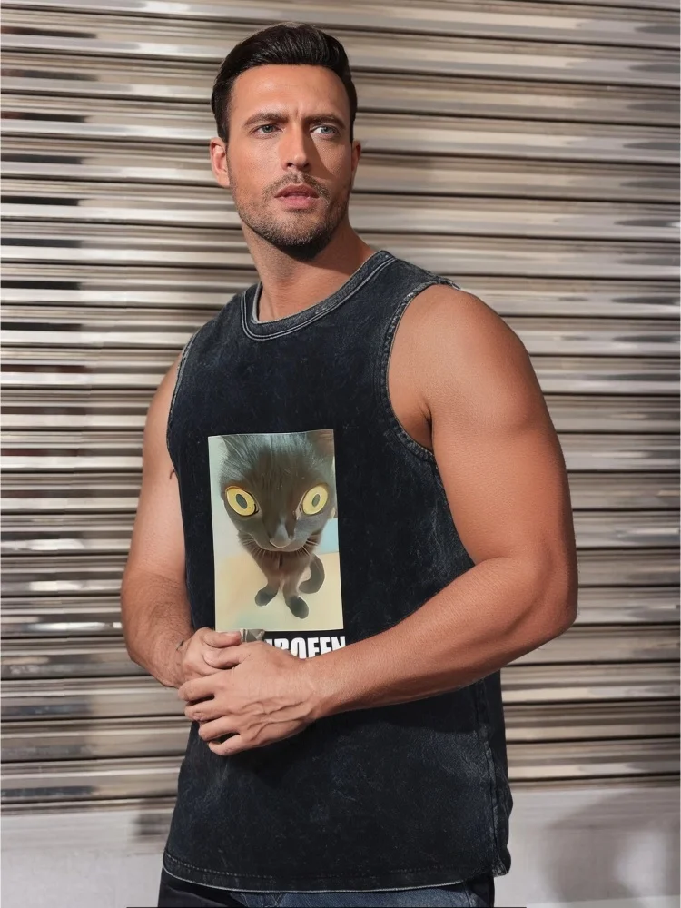 ET Meme Printed Vintage Washed Tank Unisex Men Clothes Fashion Pure Cotton Sleeveless 2025 Vests Casual Loose Holiday Tunics
ET Meme Printed Vintage Washed Tank Unisex Men Clothes Fashion Pure Cotton Sleeveless 2025 Vests Casual Loose Holiday Tunics