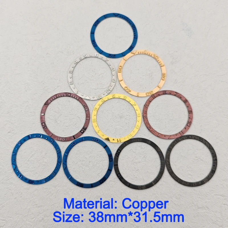 38mm*31.5mm Copper Bezel Insert Fit For SKX007 SKX009 6105 6309 Watch Cases for NH35 Case Accessories Part,
38mm*31.5mm Copper Bezel Insert Fit For SKX007 SKX009 6105 6309 Watch Cases for NH35 Case Accessories Part,