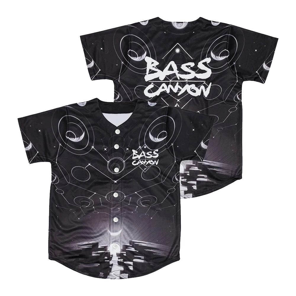 Excision Bass Canyon Baseball Jersey V-Neck Short Sleeve Button-Down Shirts Women Men Outdoor Streetwear Tops
Excision Bass Canyon Baseball Jersey V-Neck Short Sleeve Button-Down Shirts Women Men Outdoor Streetwear Tops