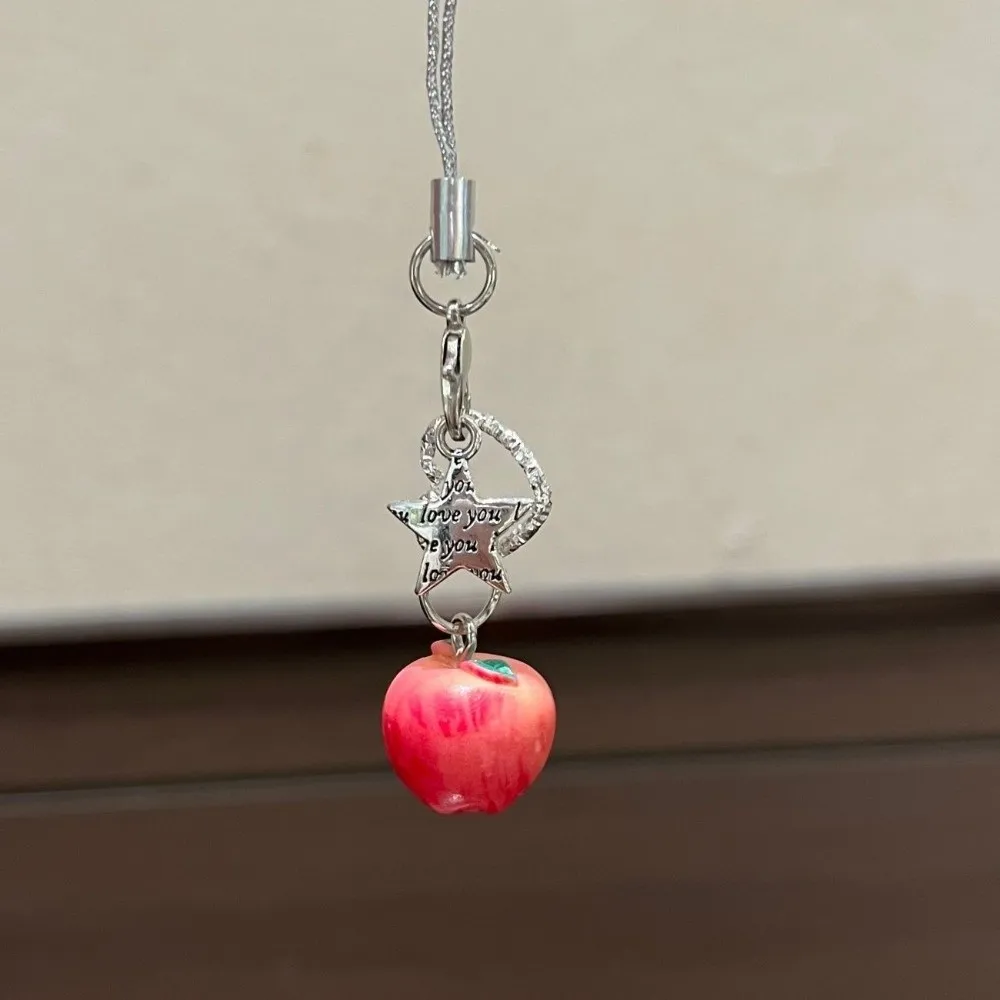 Cute Fruits Phone Charms Pendant Heart Handmade Bag Charms Star Y2K Style Key Chain Accessories CCD Camera
Cute Fruits Phone Charms Pendant Heart Handmade Bag Charms Star Y2K Style Key Chain Accessories CCD Camera