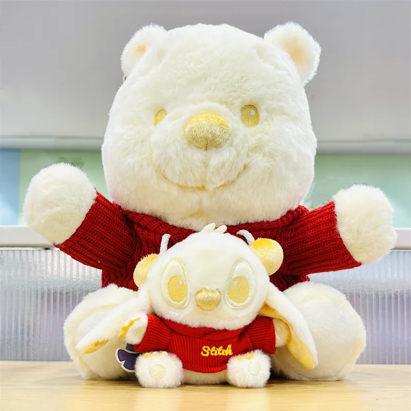 Miniso X Disney Cute Winnie The Pooh And Cool Stitch 35cm Gold Plush Doll Accessories Desktop Decoration Ornaments Holiday Gifts
Miniso X Disney Cute Winnie The Pooh And Cool Stitch 35cm Gold Plush Doll Accessories Desktop Decoration Ornaments Holiday Gifts