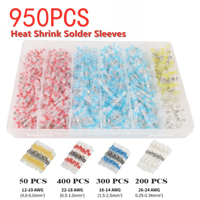 Waterproof Wire Connector Heat Shrinkable Tube Electric Cable Connectors Automotive Terminal Splice Seal Insulation Wholesale
Waterproof Wire Connector Heat Shrinkable Tube Electric Cable Connectors Automotive Terminal Splice Seal Insulation Wholesale