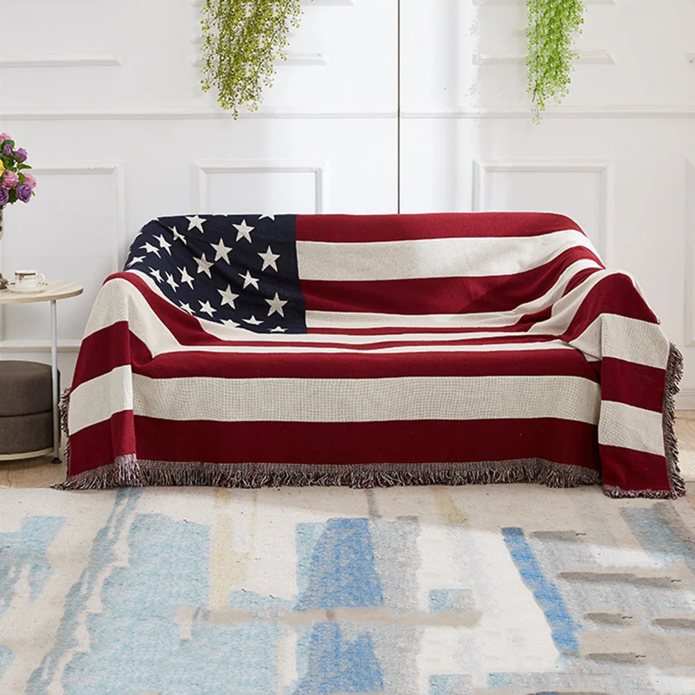 Pure Cotton Sofa Cover National Flag Pattern Tapestry Elastic Sofa Protective Cover for Family Pets Home
Pure Cotton Sofa Cover National Flag Pattern Tapestry Elastic Sofa Protective Cover for Family Pets Home