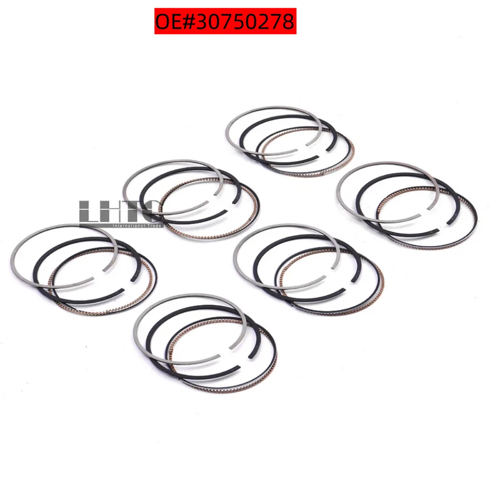 6pcs Piston Ring Set STD For Volvo S80 V70 XC60 XC70 XC90 3.2L B6324S L6 T6 OE#30750278
6pcs Piston Ring Set STD For Volvo S80 V70 XC60 XC70 XC90 3.2L B6324S L6 T6 OE#30750278