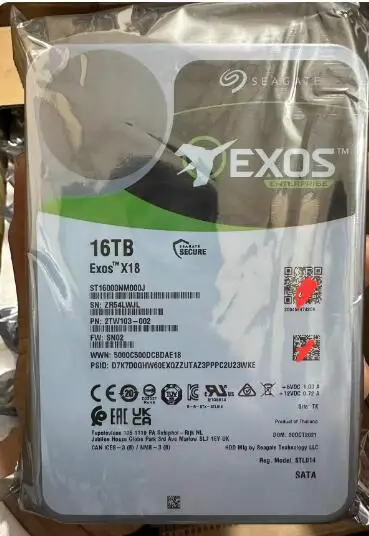 Seagate 16T hard drive Galaxy ST16000NM000J 16T X18 monitoring hard drive NAS, manufactured in 2021, non domestic Seagate 16T X1
Seagate 16T hard drive Galaxy ST16000NM000J 16T X18 monitoring hard drive NAS, manufactured in 2021, non domestic Seagate 16T X1