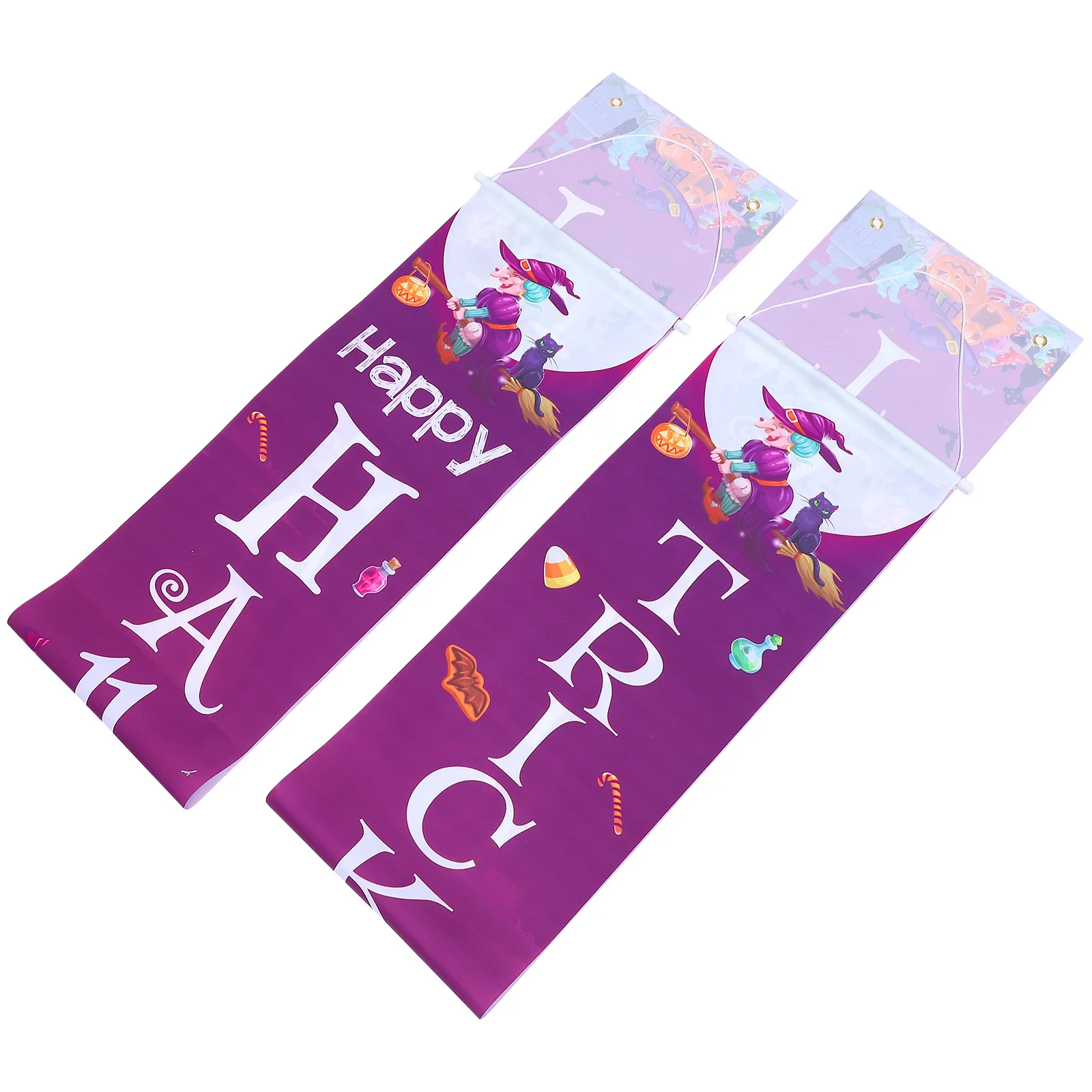 1 Pair Halloween Door Couplets Banner Classic Stylish Hanging Front Door Decor Halloween Party Decorations for Indoor Outdoor
1 Pair Halloween Door Couplets Banner Classic Stylish Hanging Front Door Decor Halloween Party Decorations for Indoor Outdoor