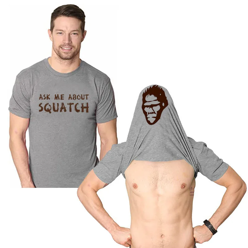 Ask Me about My Bigfoot T-Shirt Funny Graphic Sasquatch Flip Shirts Humor Sarcastic and Nerdy Tee Tops Cool Cute Graphic Outfits
Ask Me about My Bigfoot T-Shirt Funny Graphic Sasquatch Flip Shirts Humor Sarcastic and Nerdy Tee Tops Cool Cute Graphic Outfits