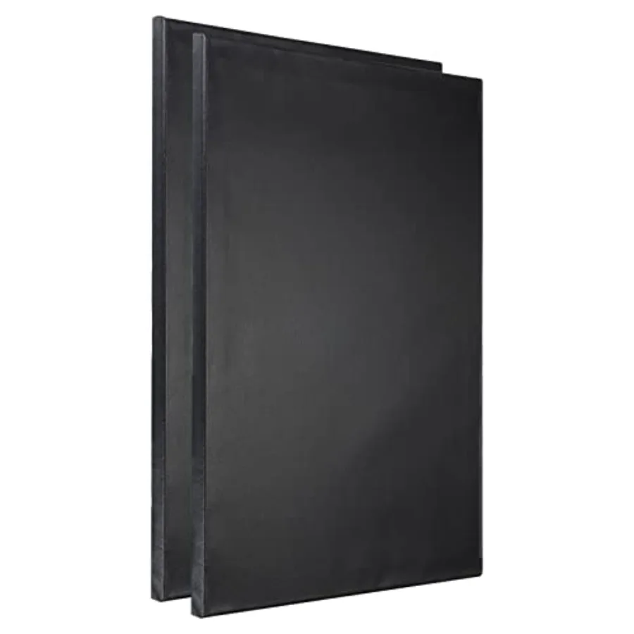 Pat Canvases Panel for Patg, 2 Pack Rectangle Wood Frame Stretched Blank Art Board Panels for Acrylic, Oil, Tempera Patg, Black
Pat Canvases Panel for Patg, 2 Pack Rectangle Wood Frame Stretched Blank Art Board Panels for Acrylic, Oil, Tempera Patg, Black