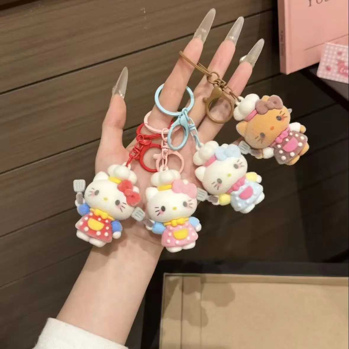Chef Kitty Keychain Cartoon Bag Charms Backpack Purse Hanging Ornament Car Key Accessories Cute Gift for Girls Women
Chef Kitty Keychain Cartoon Bag Charms Backpack Purse Hanging Ornament Car Key Accessories Cute Gift for Girls Women