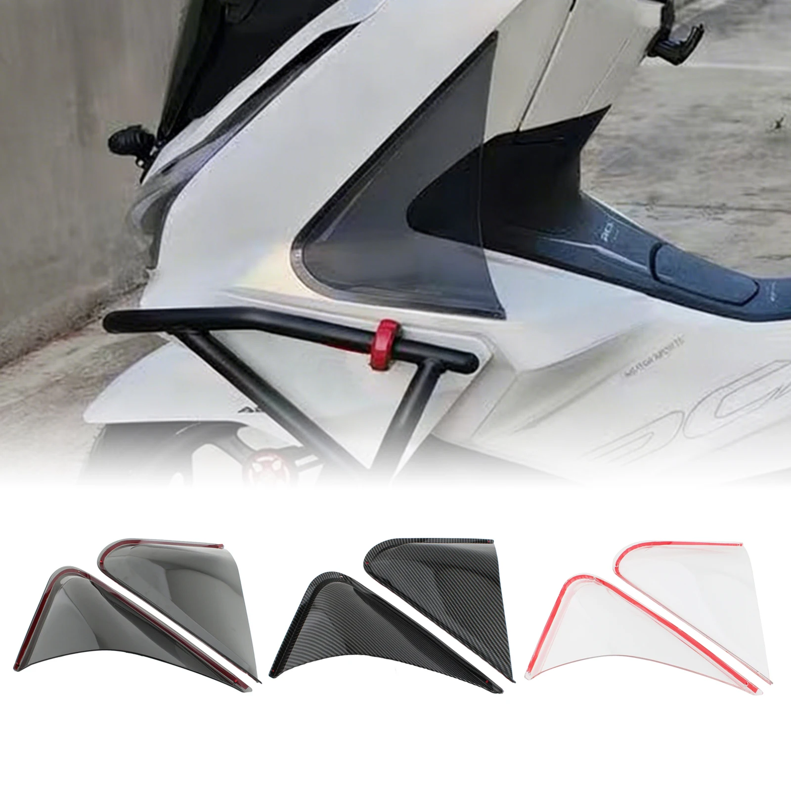 2PCS Motorcycle Side Leg Guard Windshield Windscreen Protector Wind Cover Guard For HONDA PCX160 PCX125 2025-2026
2PCS Motorcycle Side Leg Guard Windshield Windscreen Protector Wind Cover Guard For HONDA PCX160 PCX125 2025-2026