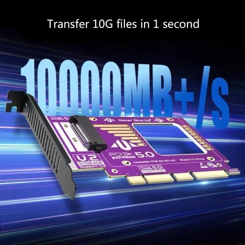 Высокие выступления PCIE 5.0 до U3 SFF-8639 КАРТА расширения для профессиональных вычислений
Высокие выступления PCIE 5.0 до U3 SFF-8639 КАРТА расширения для профессиональных вычислений
