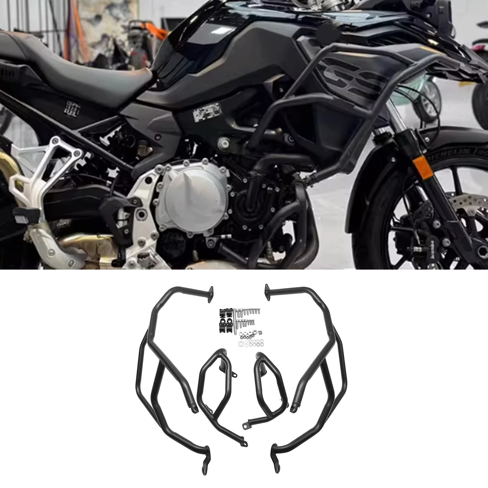 Для BMW F800GS 2025 из углеродистой стали для мотоцикла, передняя верхняя + нижняя защита двигателя, бампер, рама, кронштейн, протектор
Для BMW F800GS 2025 из углеродистой стали для мотоцикла, передняя верхняя + нижняя защита двигателя, бампер, рама, кронштейн, протектор