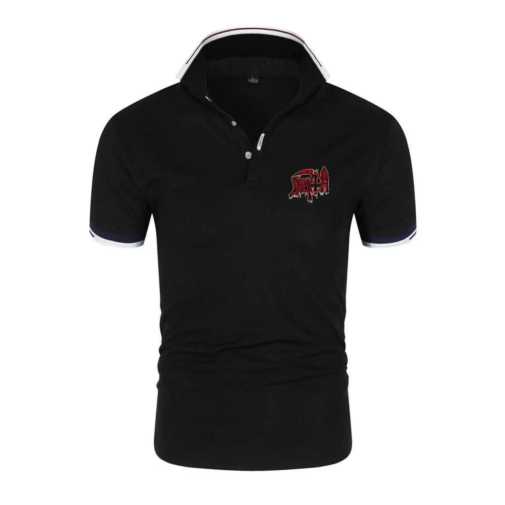 Heavy Metal Rock Band Death Logo Print 2026 Summer Men's High Quality and Durable Best Seller Quick-dry Breathable Polo Shirt
Heavy Metal Rock Band Death Logo Print 2026 Summer Men's High Quality and Durable Best Seller Quick-dry Breathable Polo Shirt