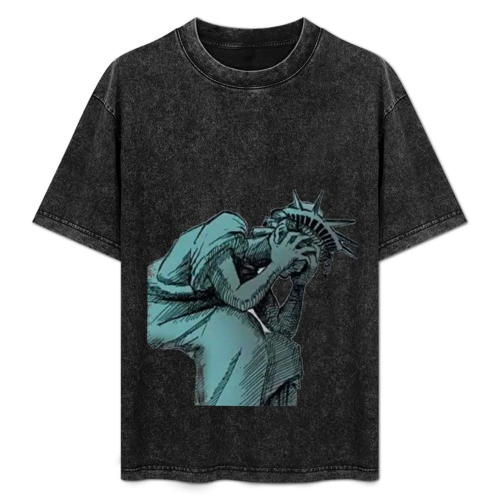 Statue Of Liberty tears T-Shirt Sports Basic Short Sleeve T-Shirt
Statue Of Liberty tears T-Shirt Sports Basic Short Sleeve T-Shirt
