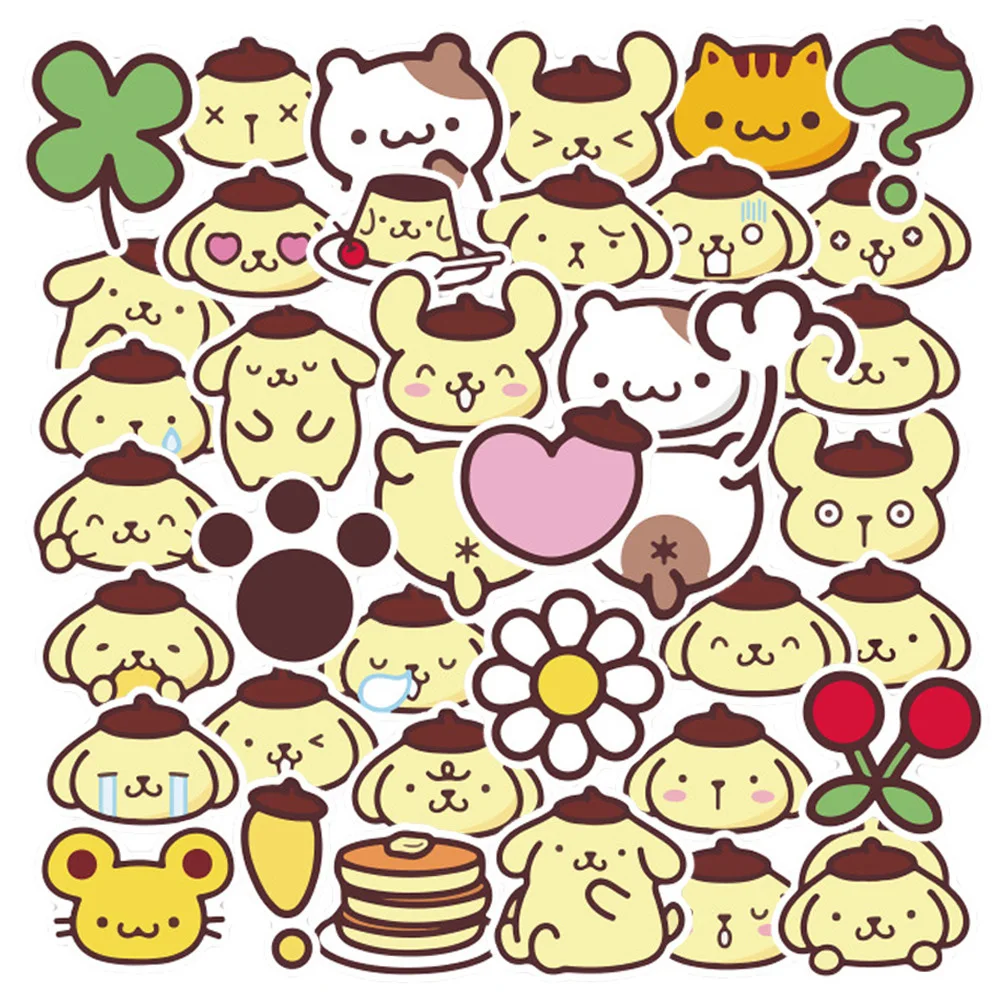 10/20/40pcs Cute Pom Pom Purin Sanrio Cartoon Stickers DIY Aesthetics Decal Diary Scrapbooking Laptop Car Bike Sticker for Kids
10/20/40pcs Cute Pom Pom Purin Sanrio Cartoon Stickers DIY Aesthetics Decal Diary Scrapbooking Laptop Car Bike Sticker for Kids
