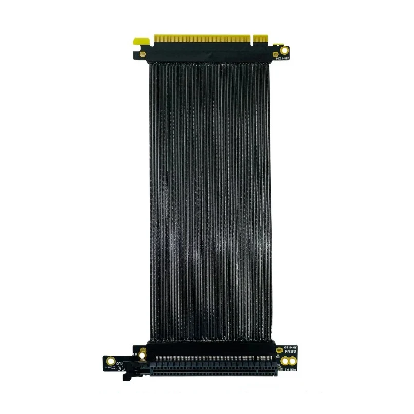PCIE 4.0 X16 Right Angle 270-degrees for 3090 Graphics Card Extension Cable Adapter Compatible with PHANTEKS-217e NZXTh1 Chassis
PCIE 4.0 X16 Right Angle 270-degrees for 3090 Graphics Card Extension Cable Adapter Compatible with PHANTEKS-217e NZXTh1 Chassis