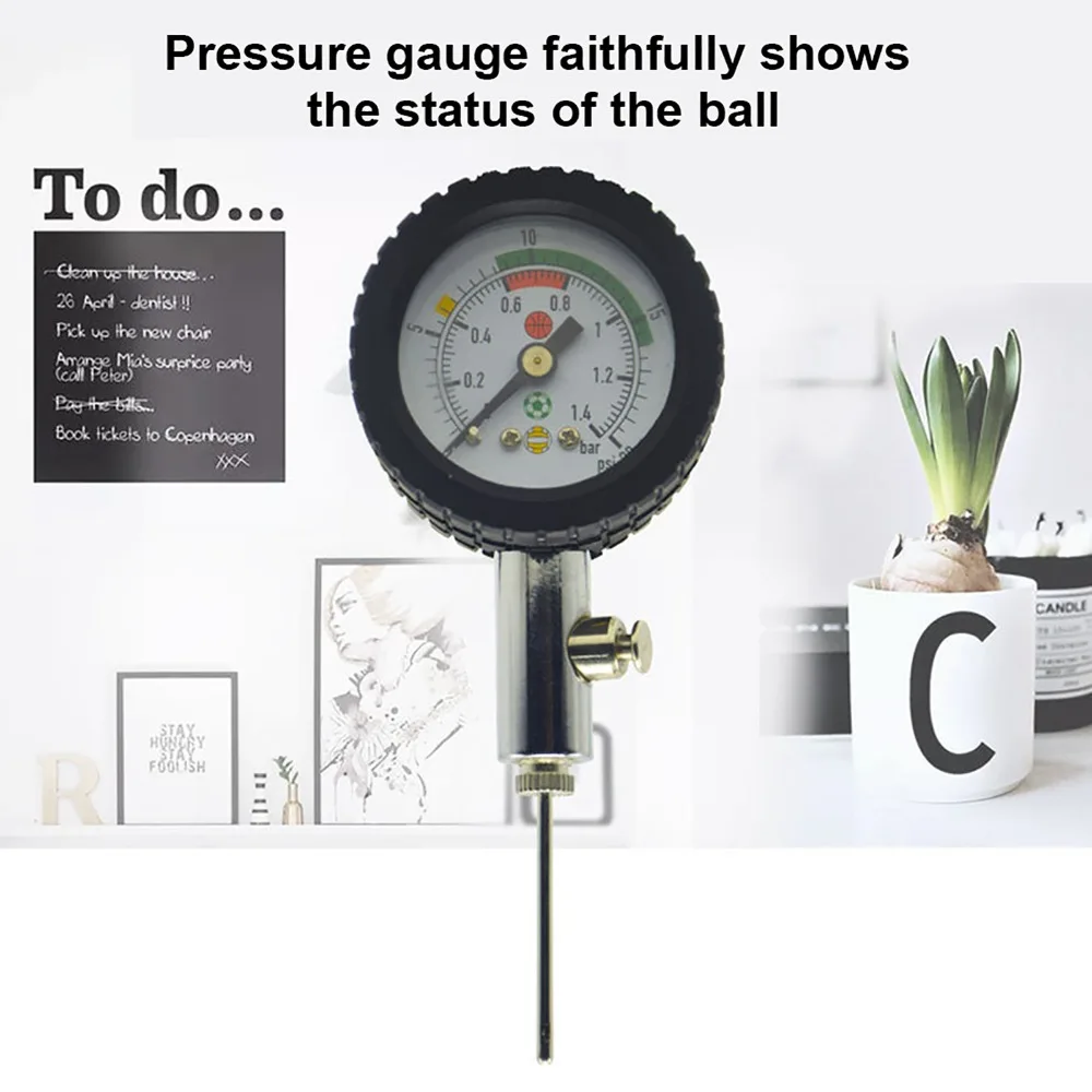 Stainless Steel Portable Football Pointer Mini Universal Portable Inner Pressure Measurement Accurate Air Pressure Gauge
Stainless Steel Portable Football Pointer Mini Universal Portable Inner Pressure Measurement Accurate Air Pressure Gauge