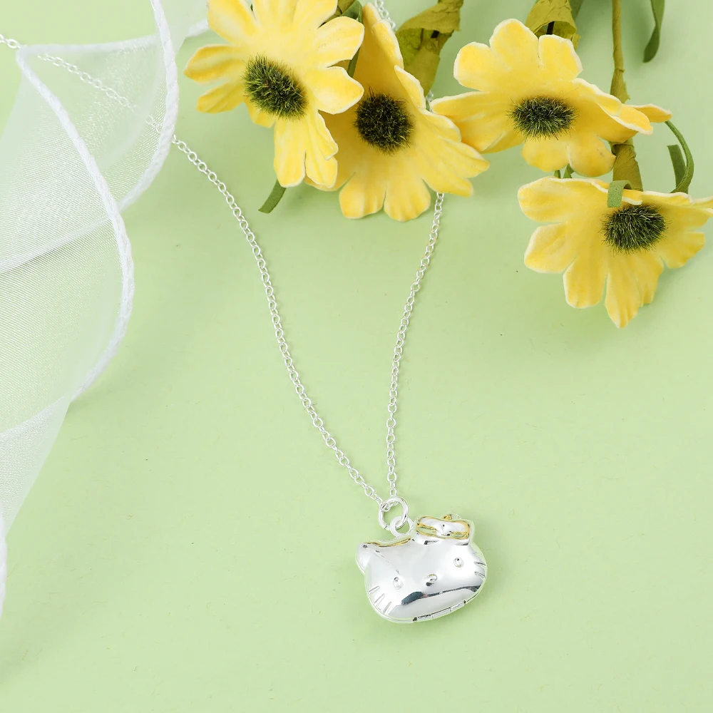Hello Kitty Anime Cartoon Necklace Fashion Exquisite Collarbone Chain Pendant Gift for Women Girls Commute Jewelry
Hello Kitty Anime Cartoon Necklace Fashion Exquisite Collarbone Chain Pendant Gift for Women Girls Commute Jewelry