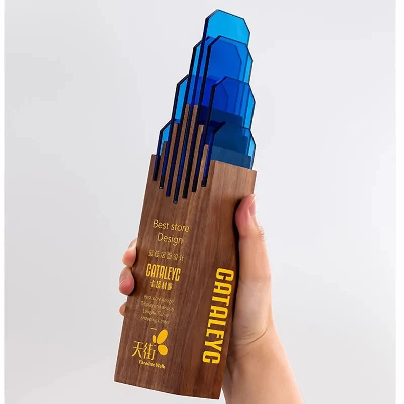Customized Personalized Glass Wood Trophy, Excellence Excellent Employee Annual Meeting, for Recognition Competition Awards, 1Pc
Customized Personalized Glass Wood Trophy, Excellence Excellent Employee Annual Meeting, for Recognition Competition Awards, 1Pc