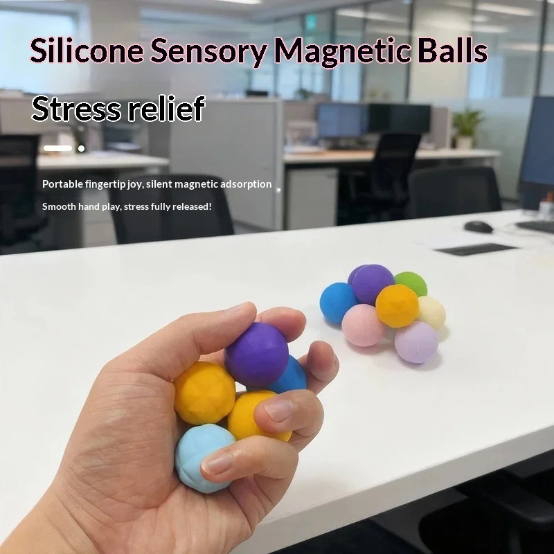 Xfm Sensory Magnetic Balls Temperature Change Textured Silicone Stress Relief For Adults Adhd Office Anxiety Improve Focus
Xfm Sensory Magnetic Balls Temperature Change Textured Silicone Stress Relief For Adults Adhd Office Anxiety Improve Focus