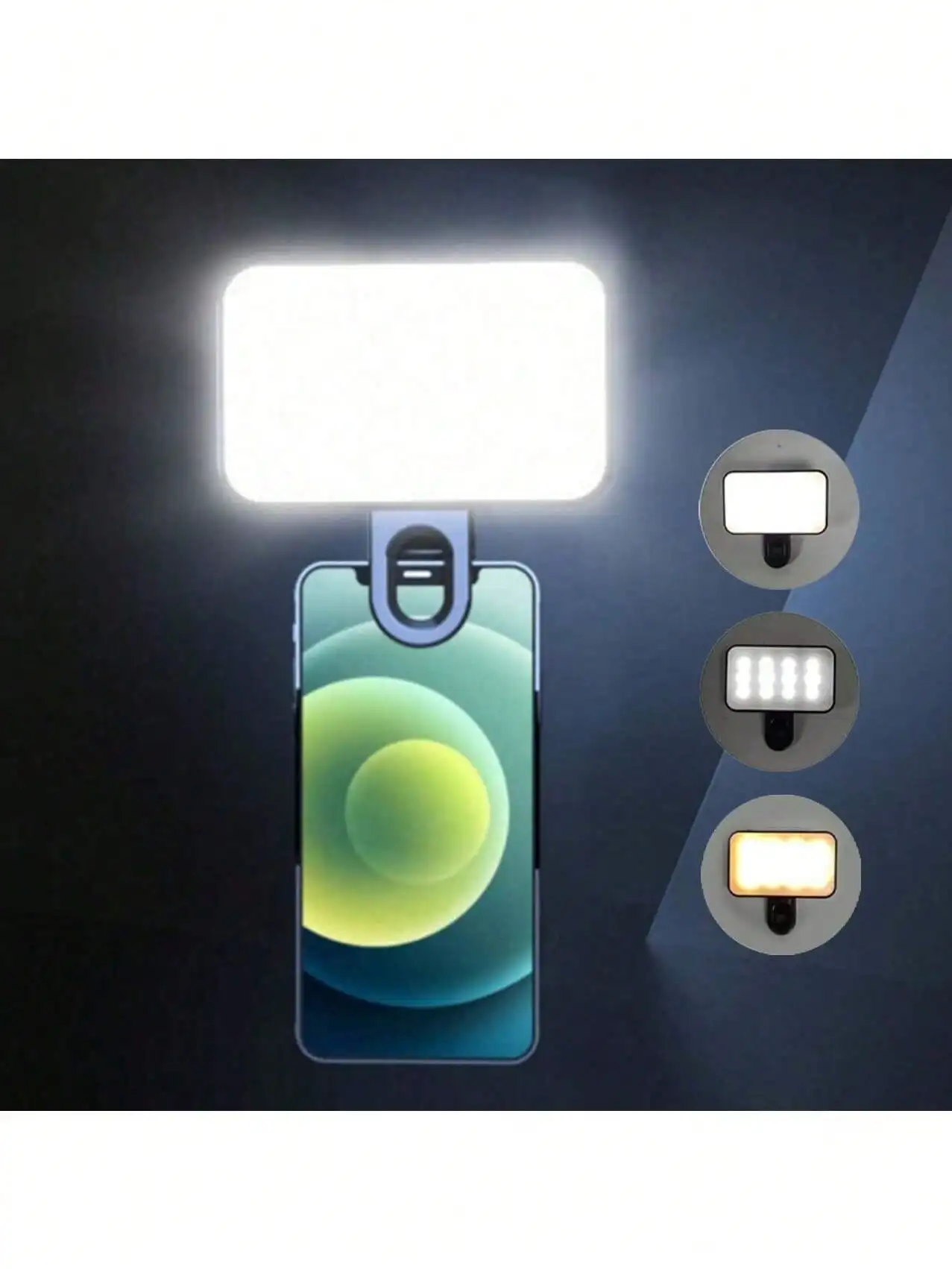 250mAh Clip On LED Selfie Fill Light Portable Phone Laptop Makeup Lamp for Live Streaming Vlog Zoom Meeting Video Call Travel Essentials Ideal Gift for Women
250mAh Clip On LED Selfie Fill Light Portable Phone Laptop Makeup Lamp for Live Streaming Vlog Zoom Meeting Video Call Travel Essentials Ideal Gift for Women
