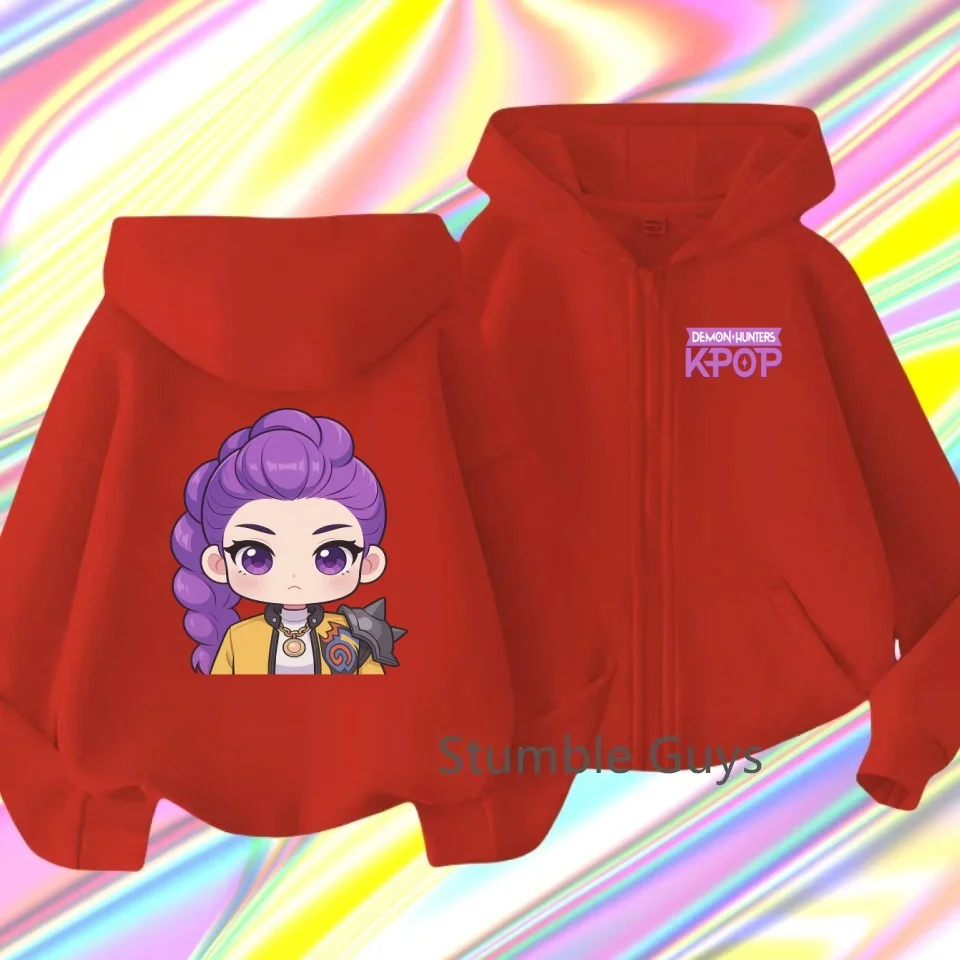 Limited edition KPop "Devil Hunter" children's zipper fashionable design, a zipper-style, suitable for boys and girls
Limited edition KPop "Devil Hunter" children's zipper fashionable design, a zipper-style, suitable for boys and girls
