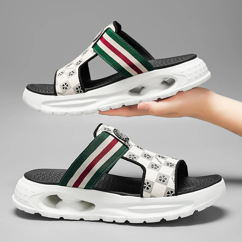 Men's slides casual one-strap slippers summer breathable light soft sole comfortable outdoor beach shoes Quick dry pool slippers
Men's slides casual one-strap slippers summer breathable light soft sole comfortable outdoor beach shoes Quick dry pool slippers
