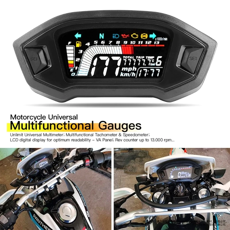 U90C Upgraded Motorcycle Speedometer Odometer Tachometer Speedometer Gauges Simple Installation Suiatble for MSX125
U90C Upgraded Motorcycle Speedometer Odometer Tachometer Speedometer Gauges Simple Installation Suiatble for MSX125