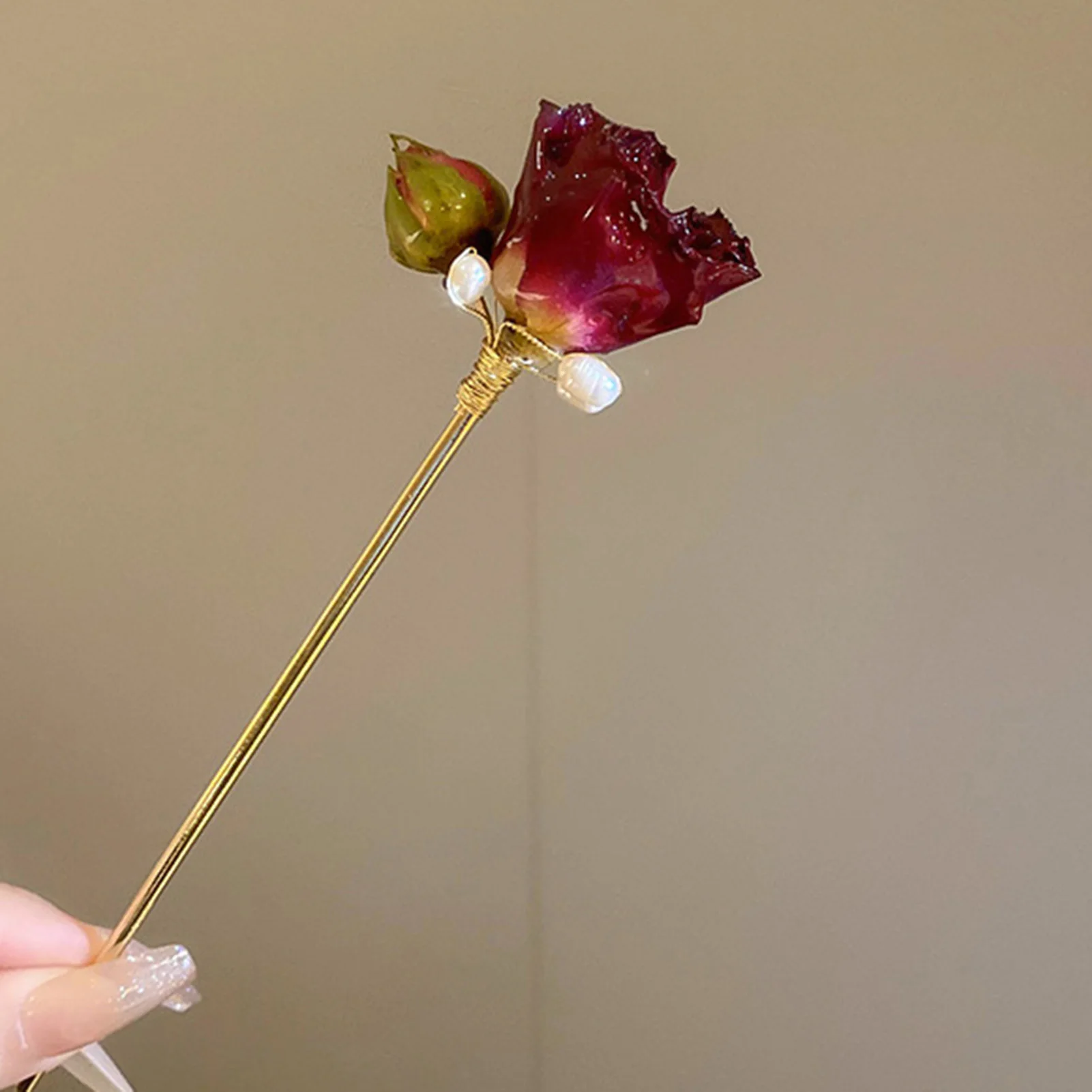 Red Rose Flower Hair Pin Gold Color Alloy Hair Sticks Forks Pearls Headpieces Women Party Hair Jewelry Girls Hair Bun Maker
Red Rose Flower Hair Pin Gold Color Alloy Hair Sticks Forks Pearls Headpieces Women Party Hair Jewelry Girls Hair Bun Maker