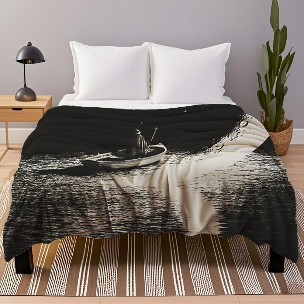 Flannel Cozy Blankets Multi-Use Blanket Arrival At Moonlight Coastal Nautical Design Bedcover Bedspread Anti-Pilling Blanket
Flannel Cozy Blankets Multi-Use Blanket Arrival At Moonlight Coastal Nautical Design Bedcover Bedspread Anti-Pilling Blanket