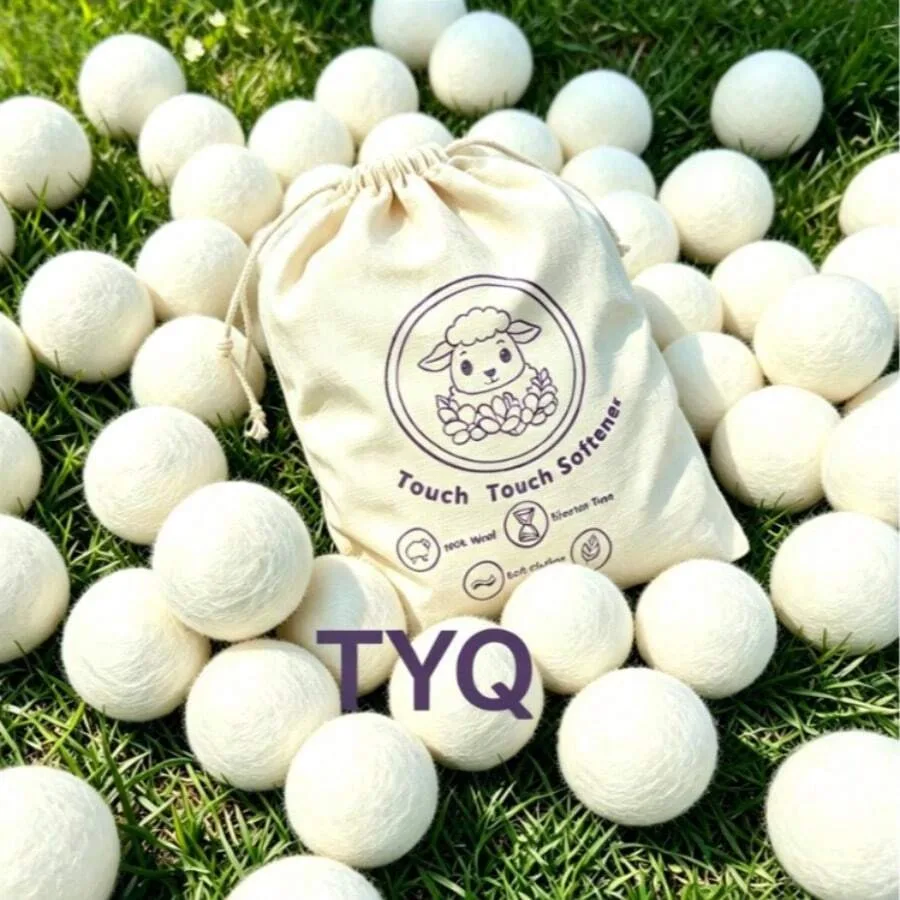 48PCS Handy Laundry Wool Dryer Balls - Fabric Softener, Reusable, Reduces Clothing Wrinkles And Saves Drying Time, Better Alter
48PCS Handy Laundry Wool Dryer Balls - Fabric Softener, Reusable, Reduces Clothing Wrinkles And Saves Drying Time, Better Alter