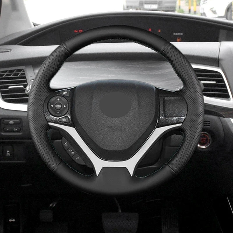For Honda Civic 9th 2012 2013 2014 2015 Hand Braid Car Steering Wheel Cover Protection Perforated Microfiber Leather Trim Black
For Honda Civic 9th 2012 2013 2014 2015 Hand Braid Car Steering Wheel Cover Protection Perforated Microfiber Leather Trim Black