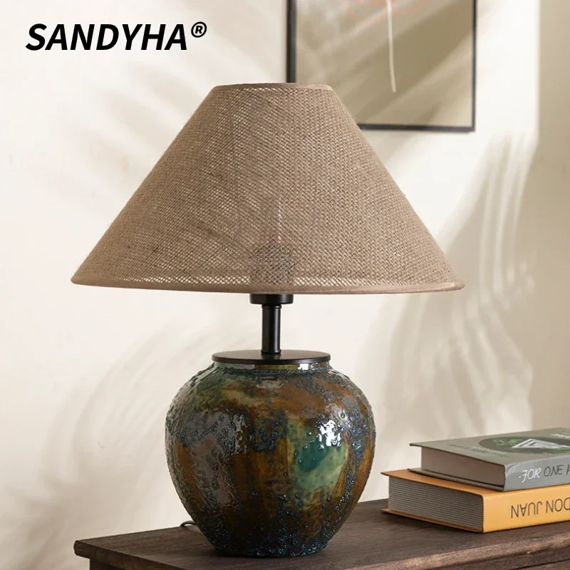 SANDYHA керамический торшер в японском стиле, элегантный светодиодный светильник, стильный тканевый абажур для спальни, гостиной, домашний декор
SANDYHA керамический торшер в японском стиле, элегантный светодиодный светильник, стильный тканевый абажур для спальни, гостиной, домашний декор